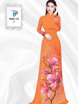 Vải Áo Dài Hoa In 3D AD NVAD133 40